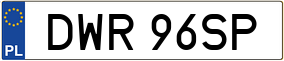 Truck License Plate